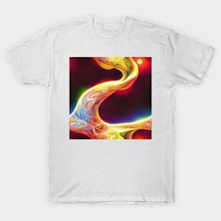 Multidimensional Swirls, Four T-Shirt